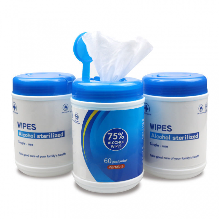 75 Alcohol Hand Sanitizer Wipes Top Dry and Wet Wipes Manufacturer